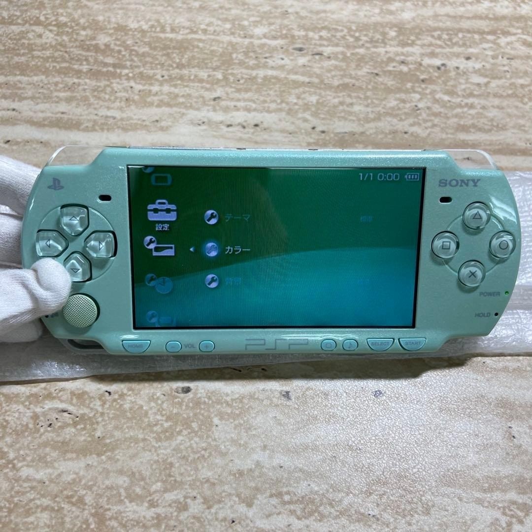 Sony PSP-2000 Mint Green Console Boxed Complete Tested Near Mint 7111