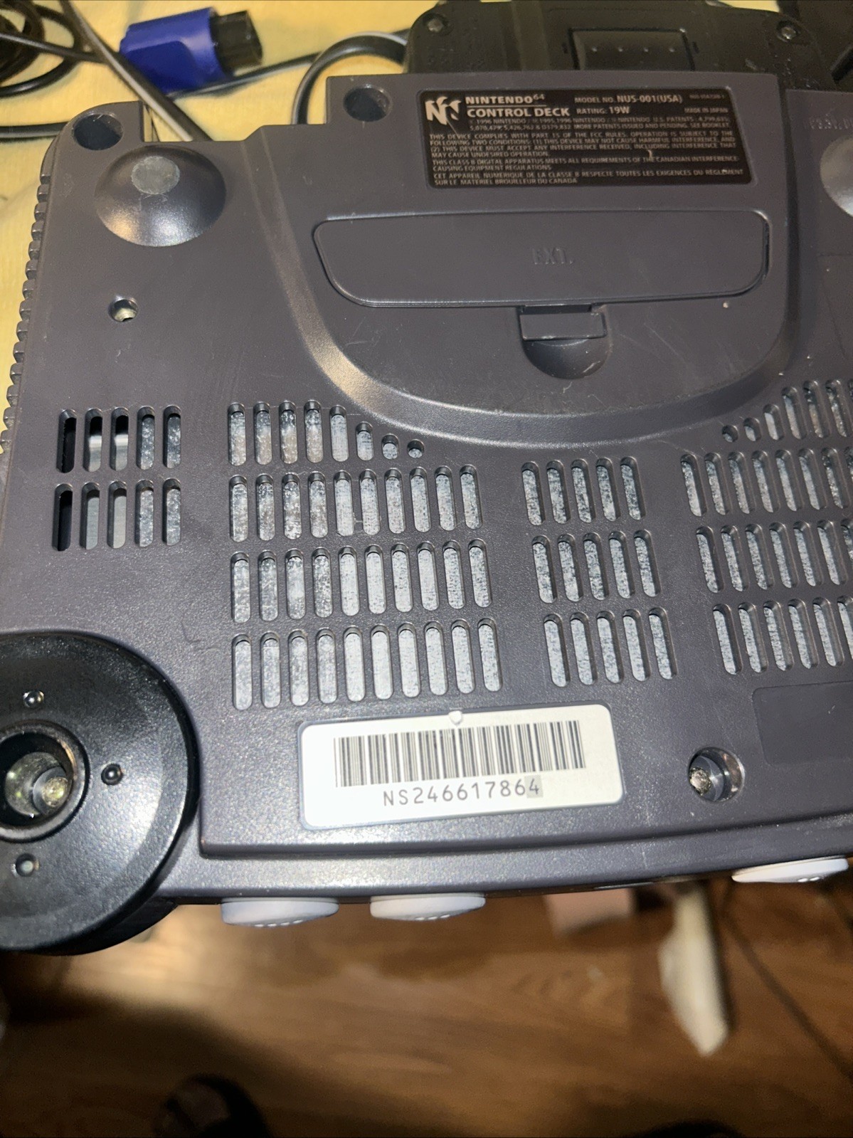 Nintendo 64 System 32MB Home Console – Charcoal Gray