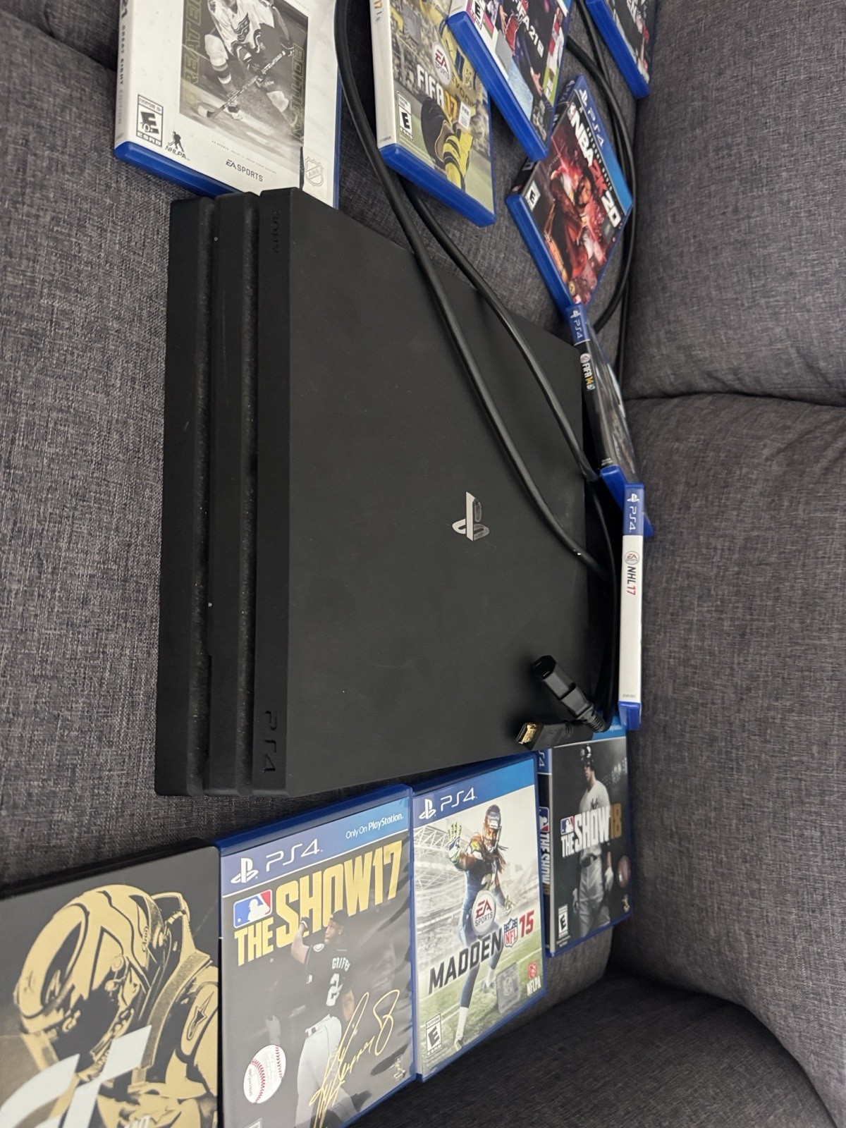Sony PlayStation 4 Pro 1TB Black With 18 Games