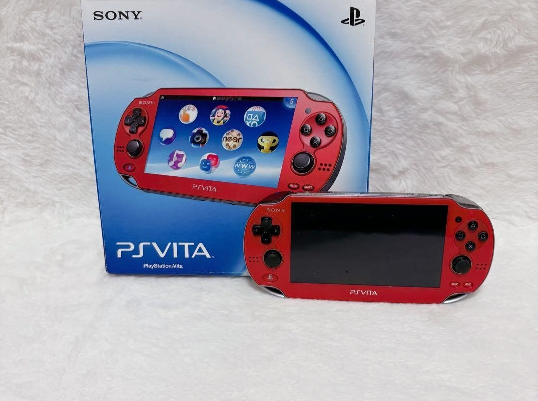 Excellent SONY PS Vita PCH-1000 ZA03 Cosmic Red Wifi