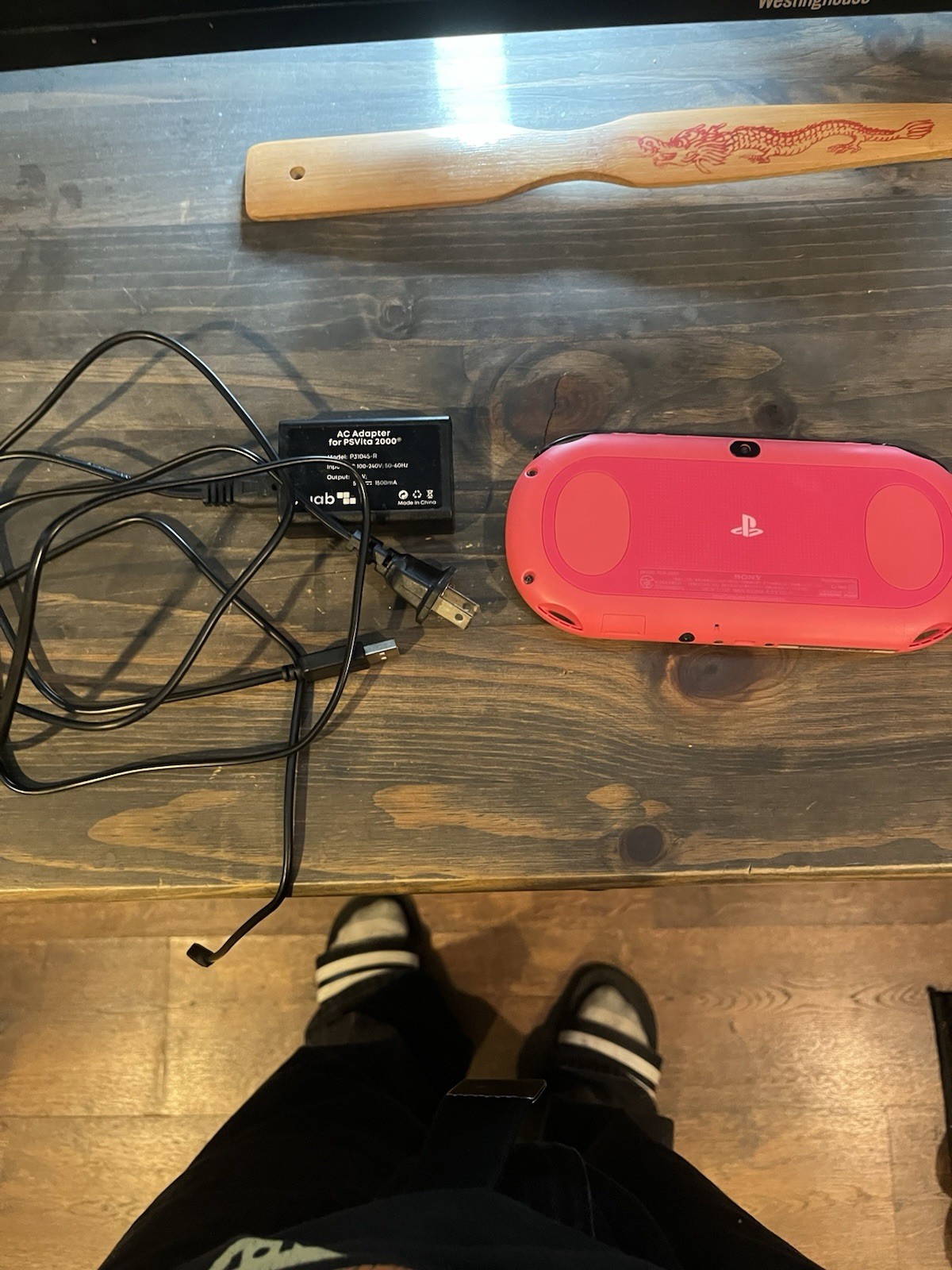 Sony PS Vita 2000 Handheld Console Black and pink m0dded 128gb with charger