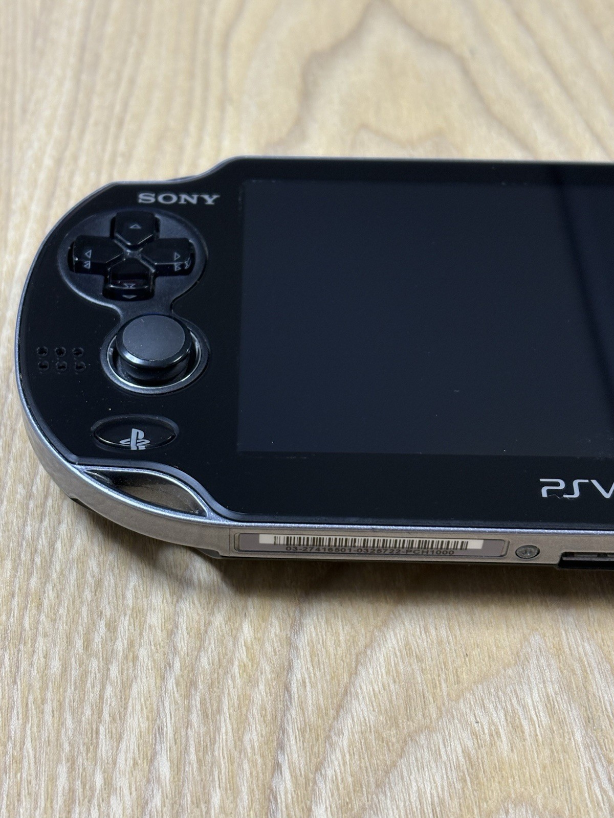 PlayStation PS Vita PCH-1000 Black Console Tested Working Japan