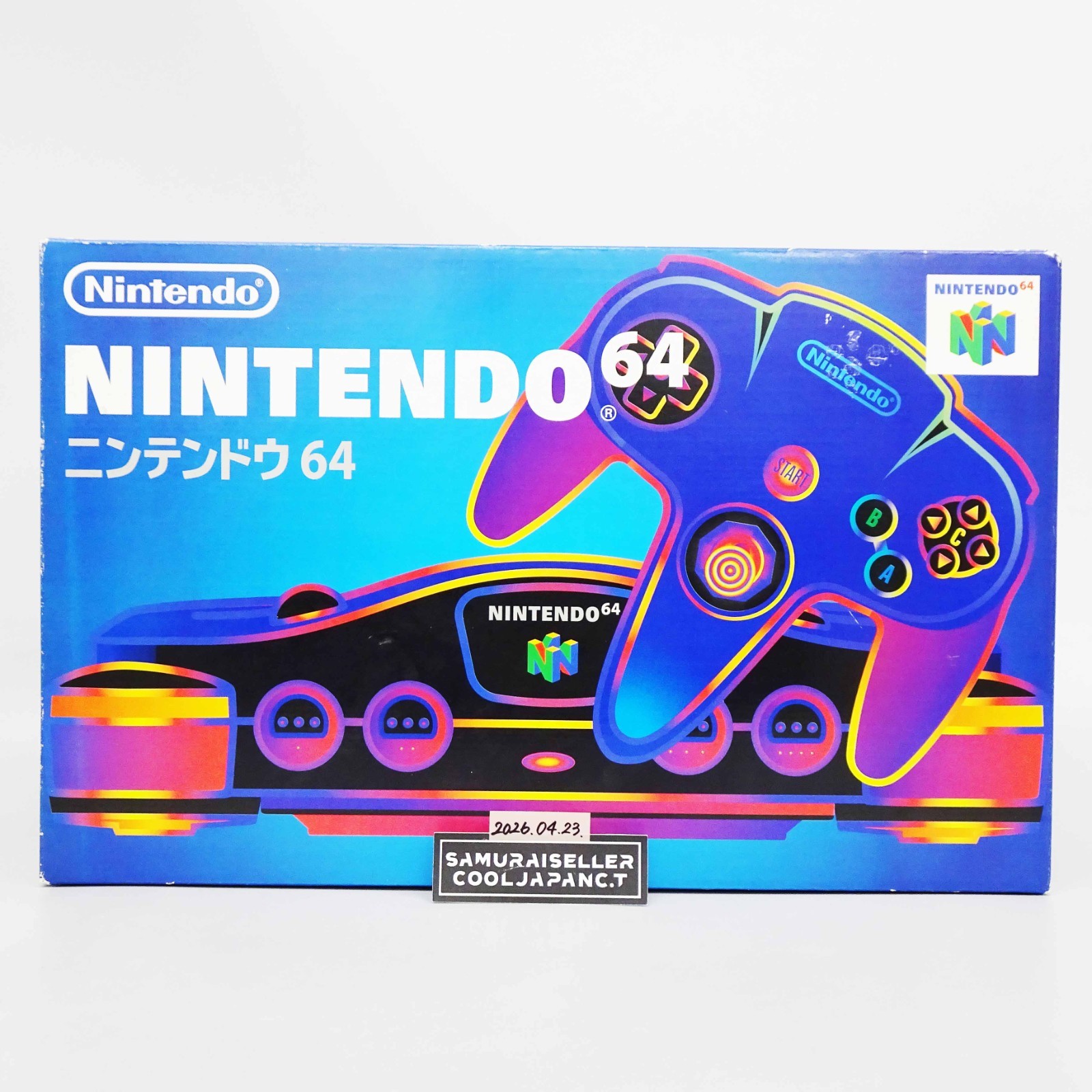 Nintendo 64 N64 Game Console System NUS-001 Black Japan NEW