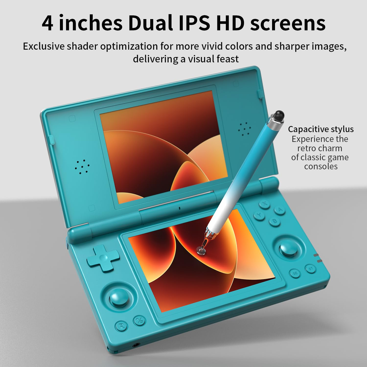 RG DS Foldable Handheld Game Console RK3568 Anbernic RG DS Android 14 System Two