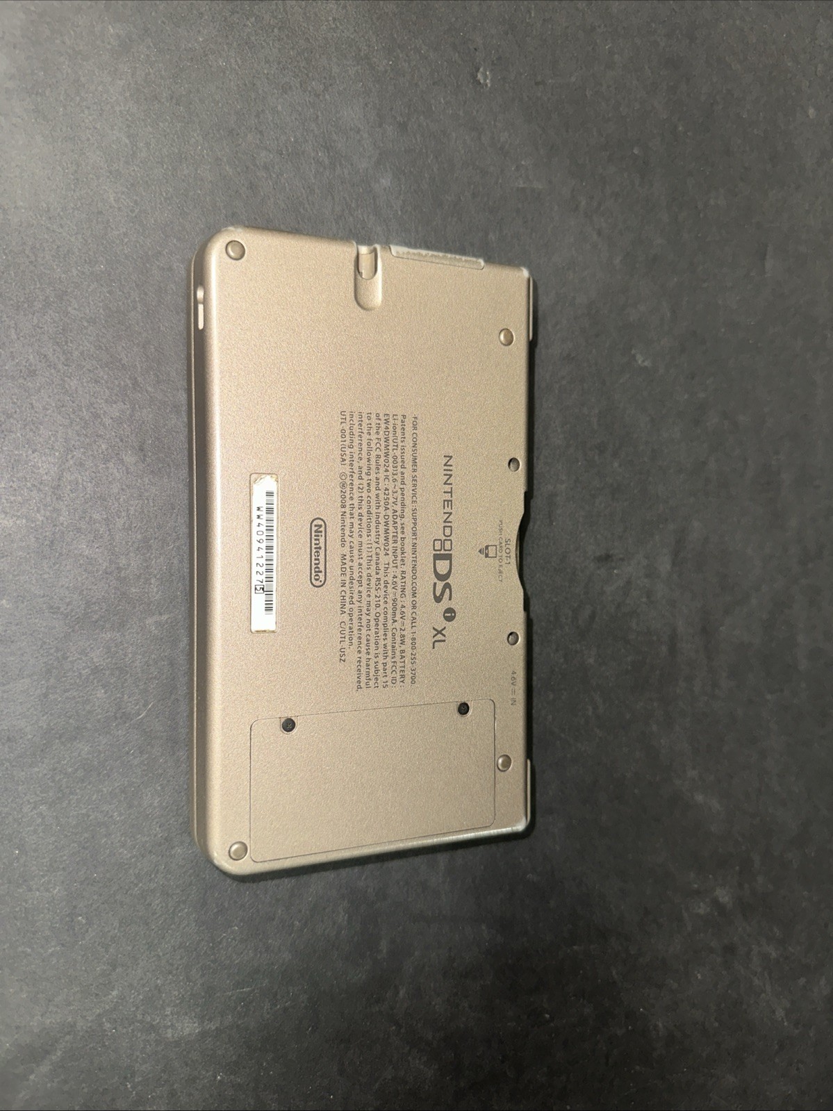 Nintendo DS XL System Brown with Charger Scratches Bomb Screen Works Good