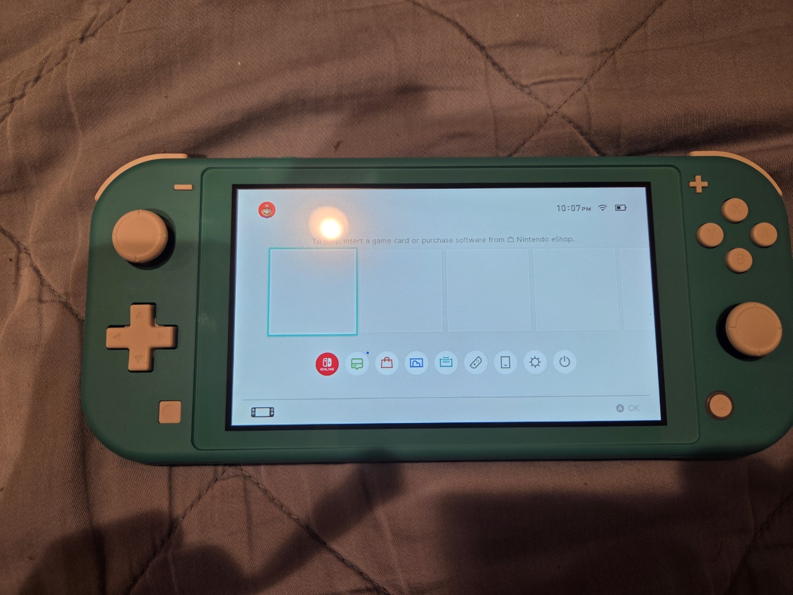 Nintendo Switch Lite Turqoise Handheld Console 128 GB Wi-Fi USB-C HDH-001