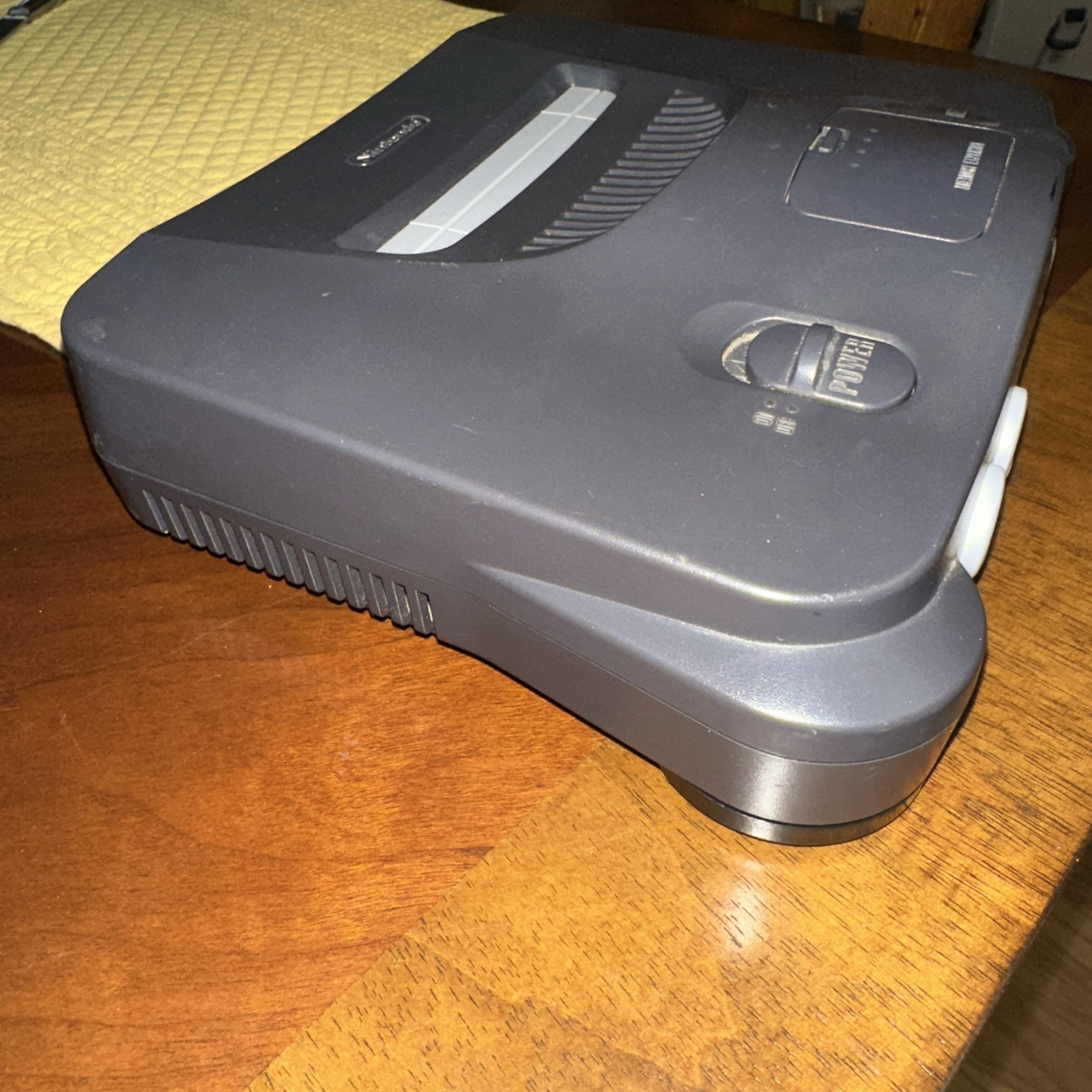 NINTENDO 64 GRAY CONSOLE NUS-001 CONSOLE ~ with all cords! No jump pak! Tested!