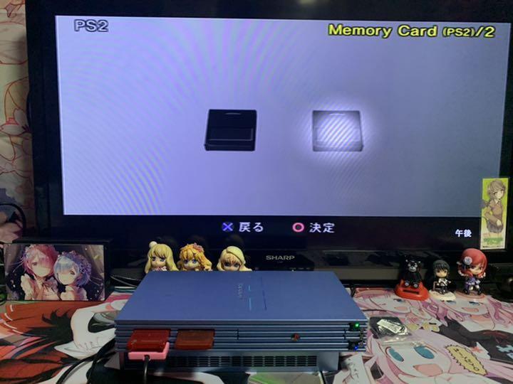 SONY PS2 PlayStation 2 SCPH-39000 Blue Game Console only Japanese Region Japan