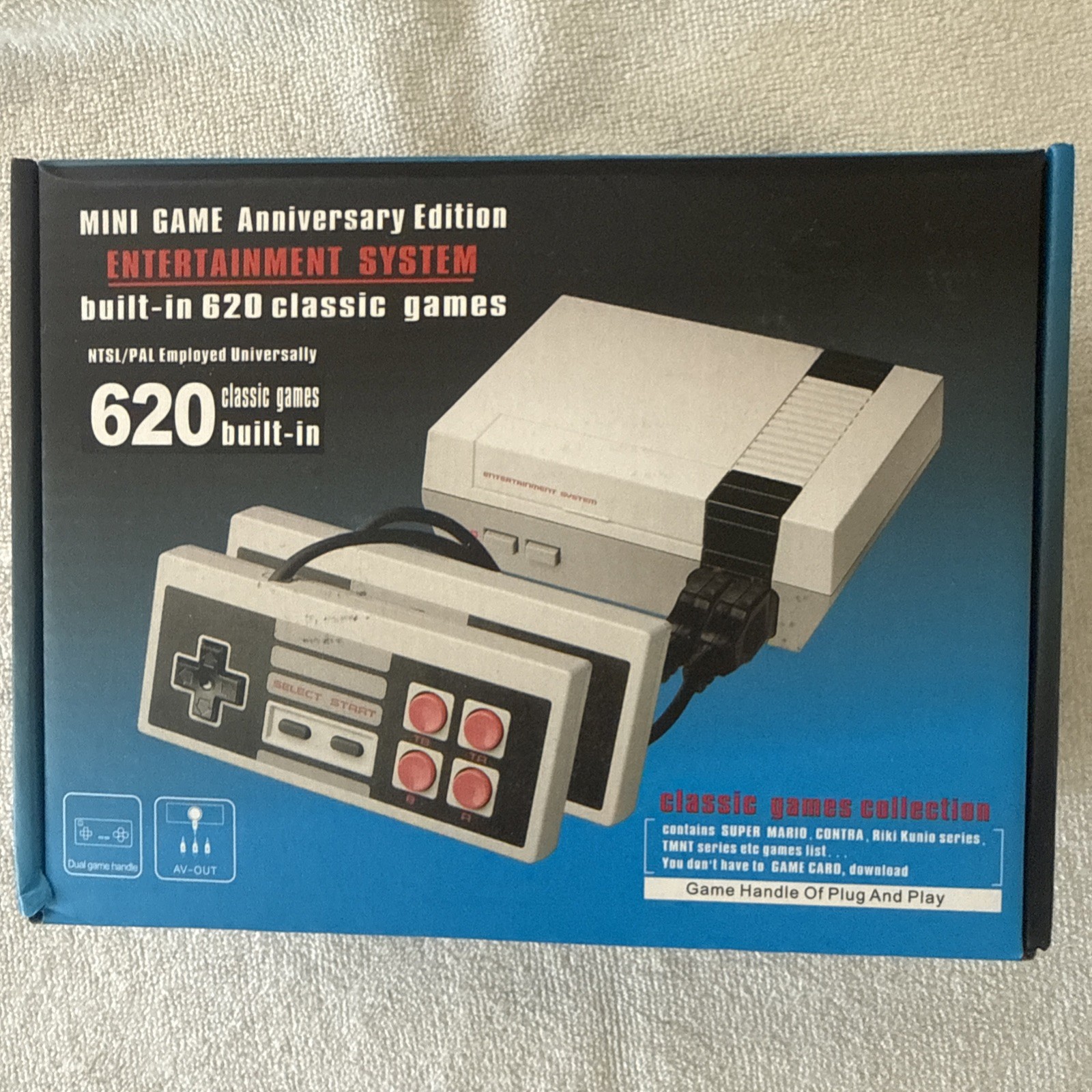 NEW Mini Game Anniversary Edition Classic Built-in 620 Classic Game