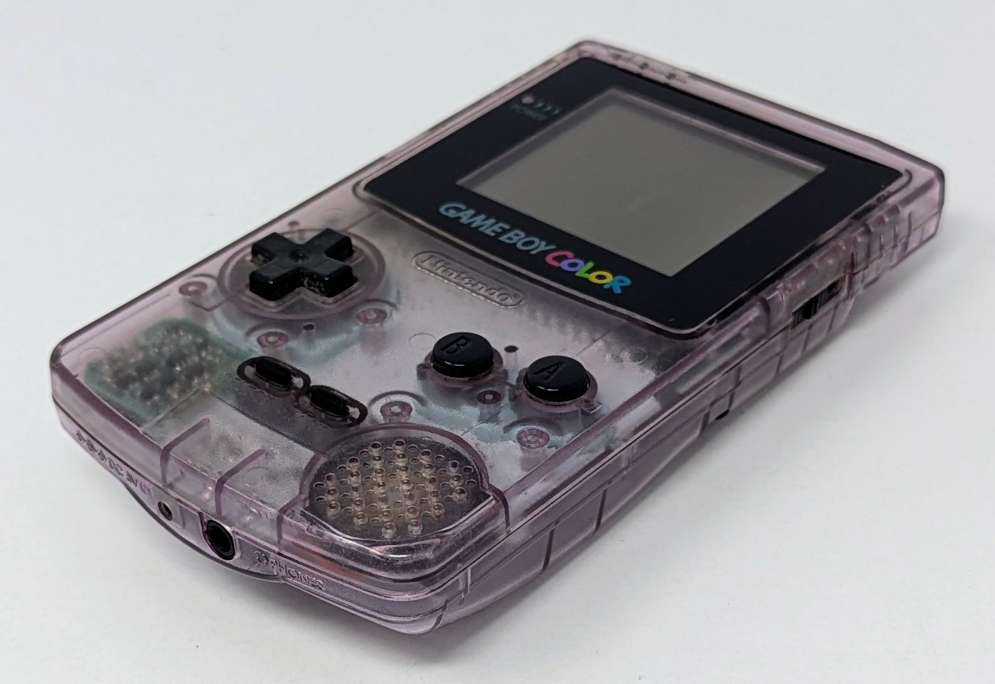 Nintendo Game Boy Color Atomic Purple Handheld System – Working- Sound Issue