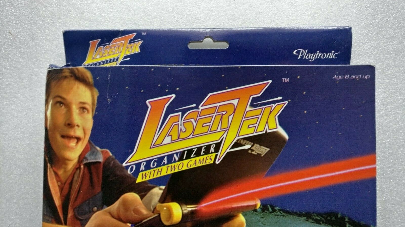Vintage 1987 Laser Tek Organizer 2 Games TETRIS & Battleship by Playtronic New