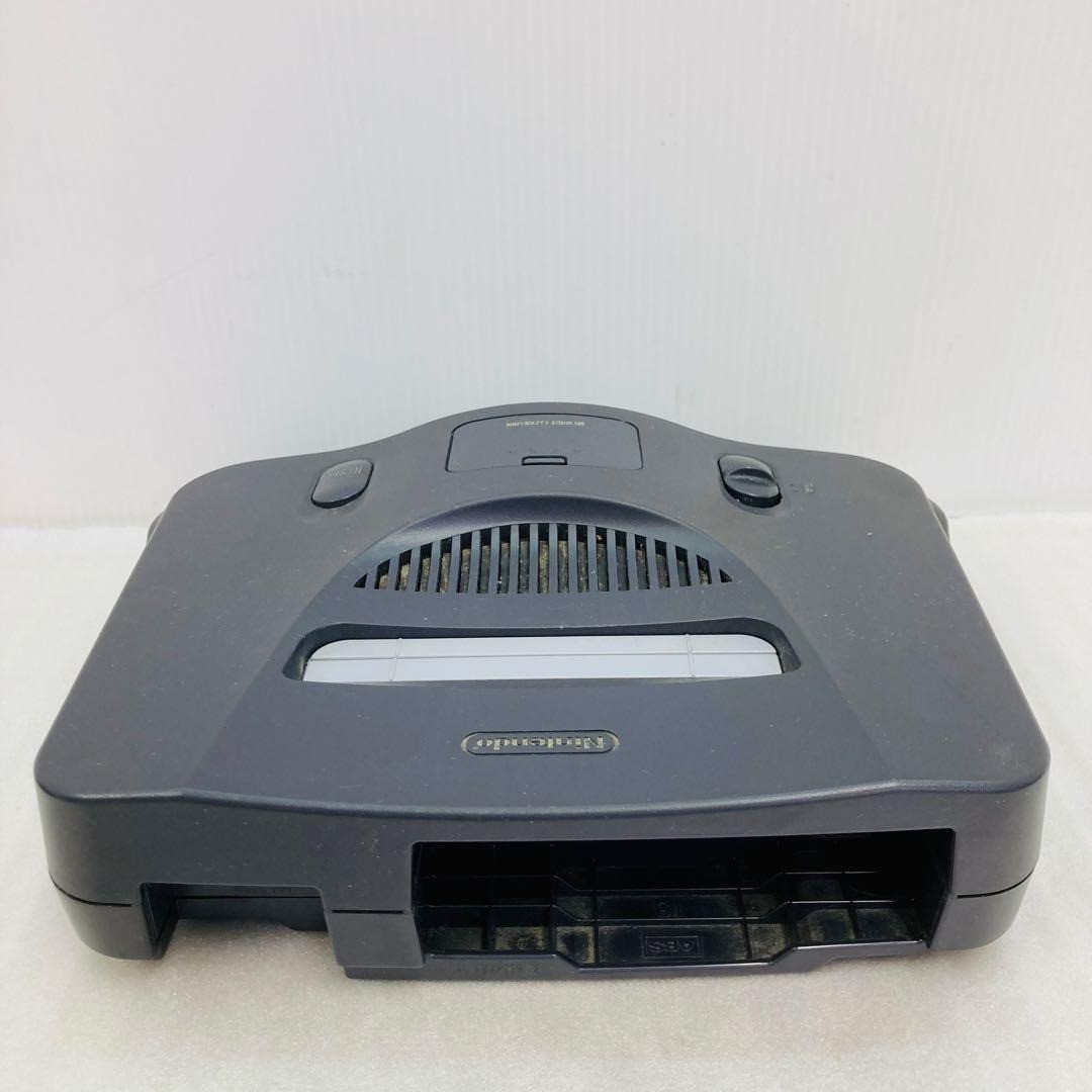 Nintendo 64 N64 Black NUS-001 Console w/Box, Accessories Used Tested Japan