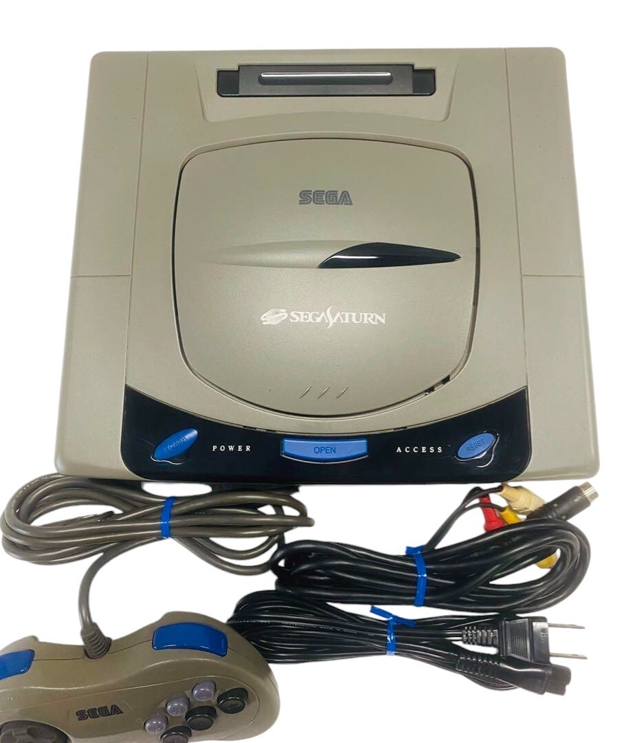 Sega Saturn Console Gray HST-3200 Japanese Version select bandle Tested NTSC-J