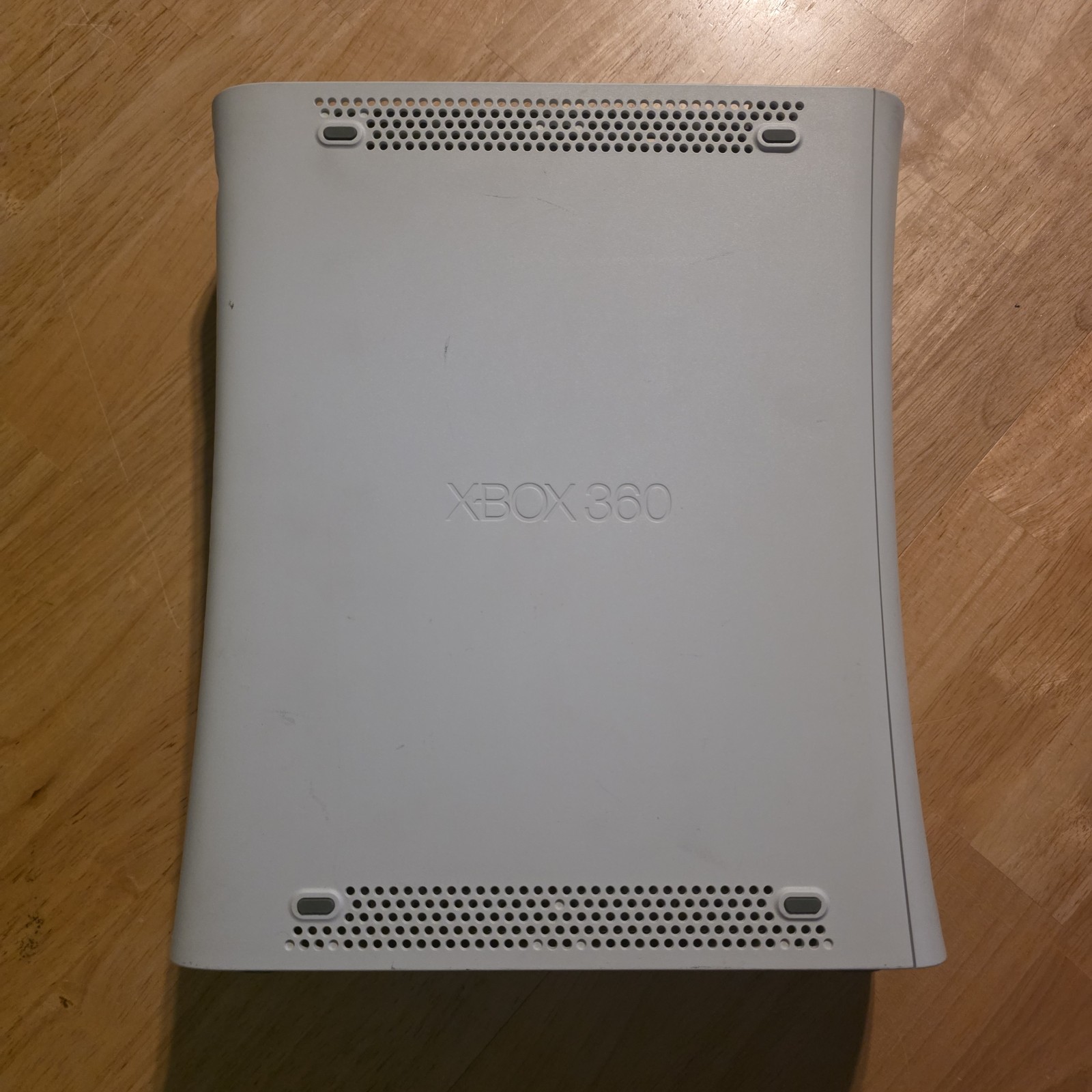 Xbox 360 Console, No Power Cord, White Untested For Parts Read Description
