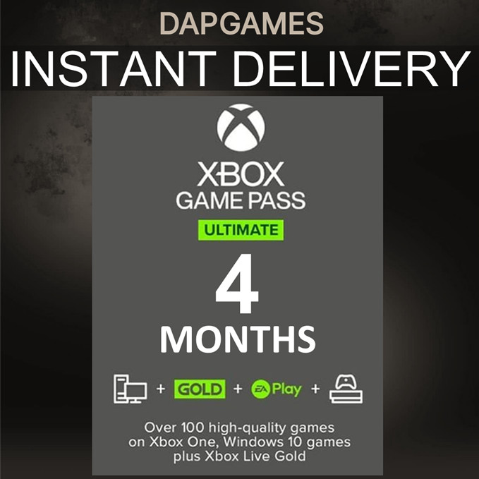 3+1 (4) Months Xbox Game Pass Ultimate Membership top-tier