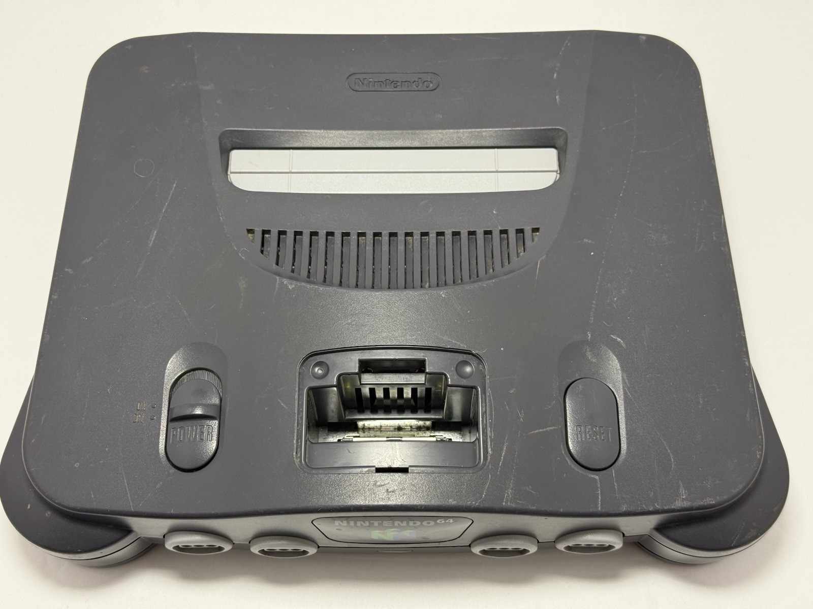 Nintendo 64 N64 Console Only NUS-001 Black No Jumper Pack, Tested & Works!