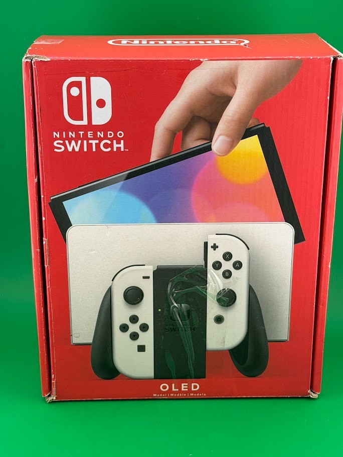 Nintendo Switch OLED Console White Joy-Con Complete in Box