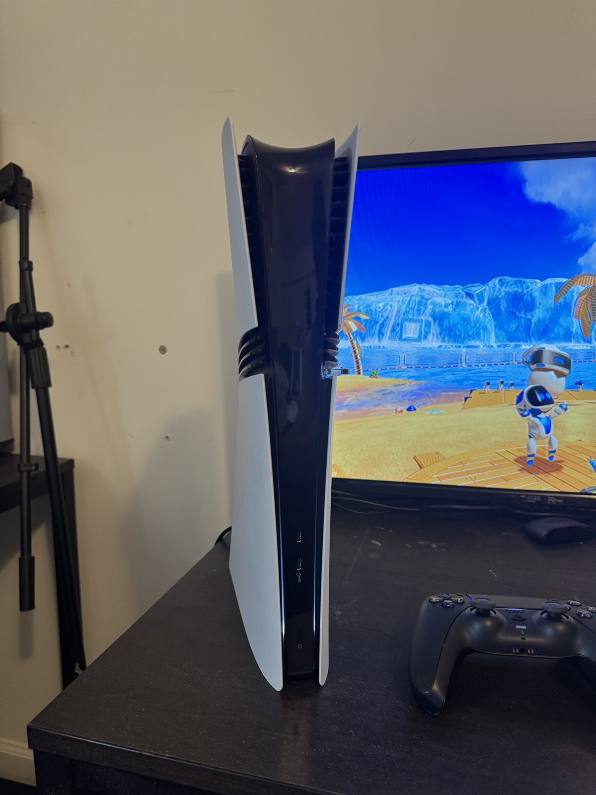 Sony PlayStation 5 Pro PS5 2TB White Console Gaming System + Black Controller