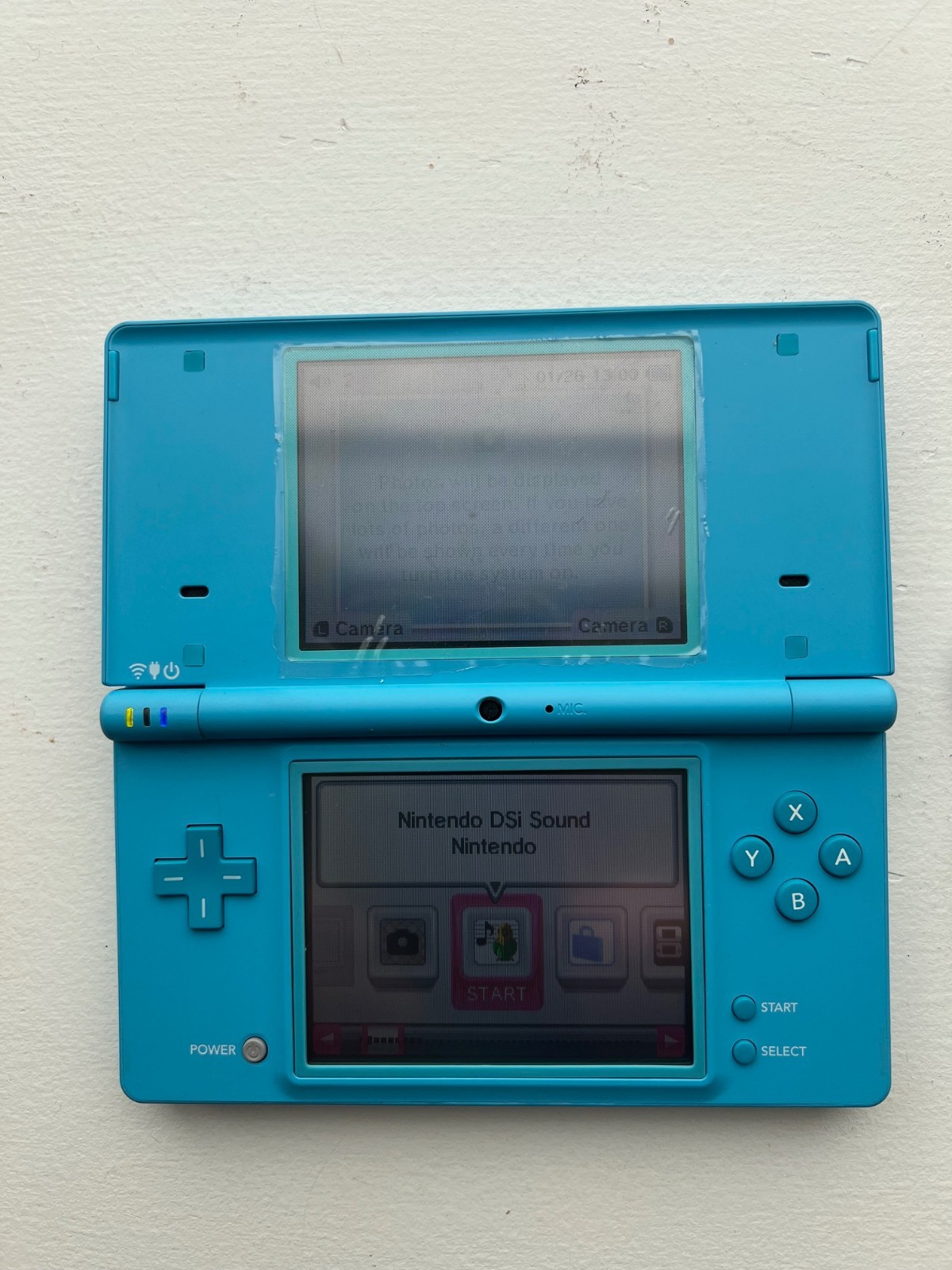Nintendo DSi Console – Aqua Blue – With Charger – Custom New Shell
