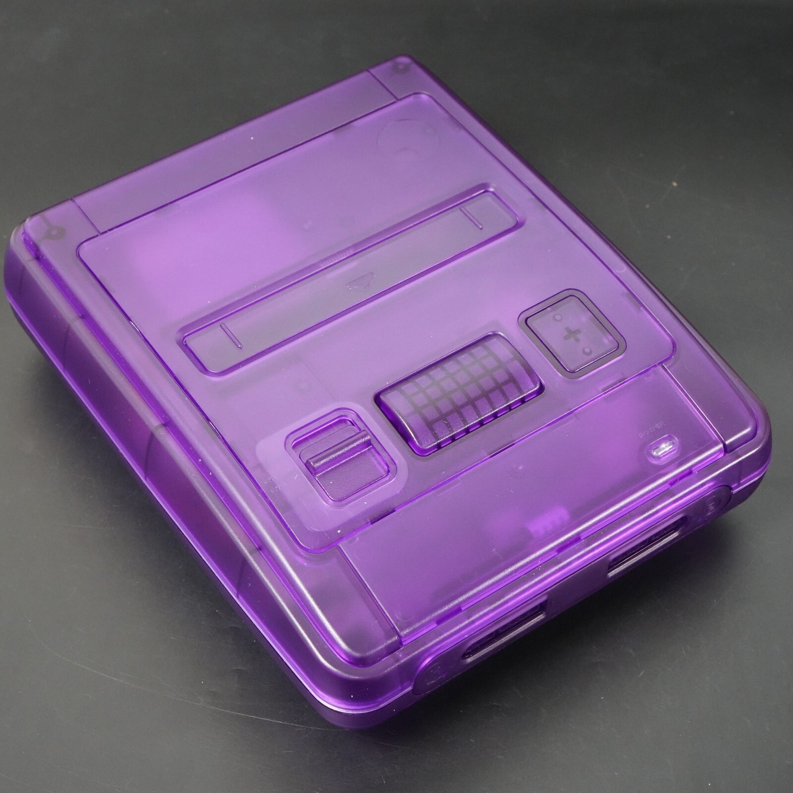 Nintendo Super Famicom Console SHVC-001 SFC SNES Purple Shell USB MOD