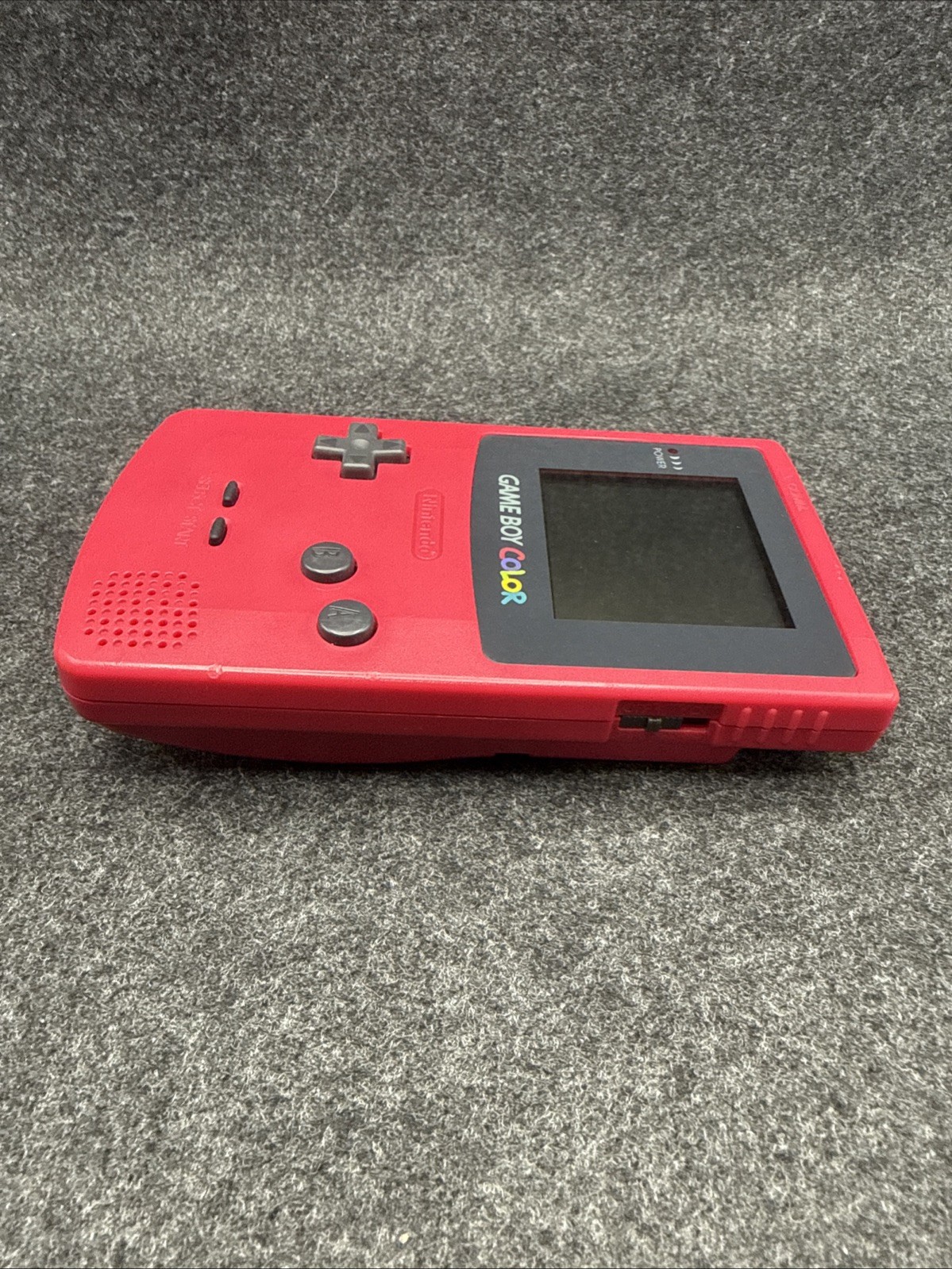 Nintendo Game Boy Color Berry Pink Console CGB-001 TESTED W/New Glass Lens