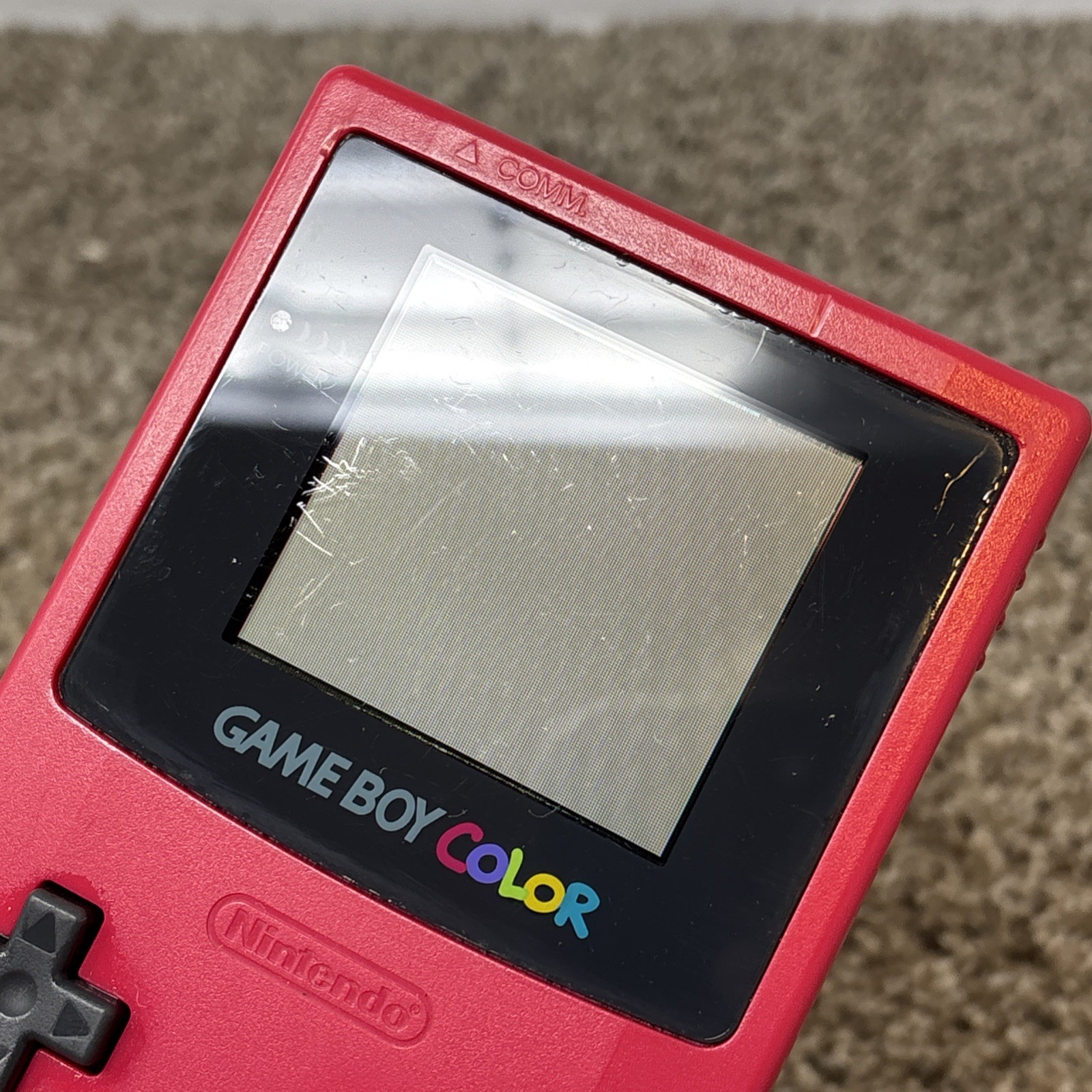 Nintendo Game Boy Color Handheld Game Console Pink Tested