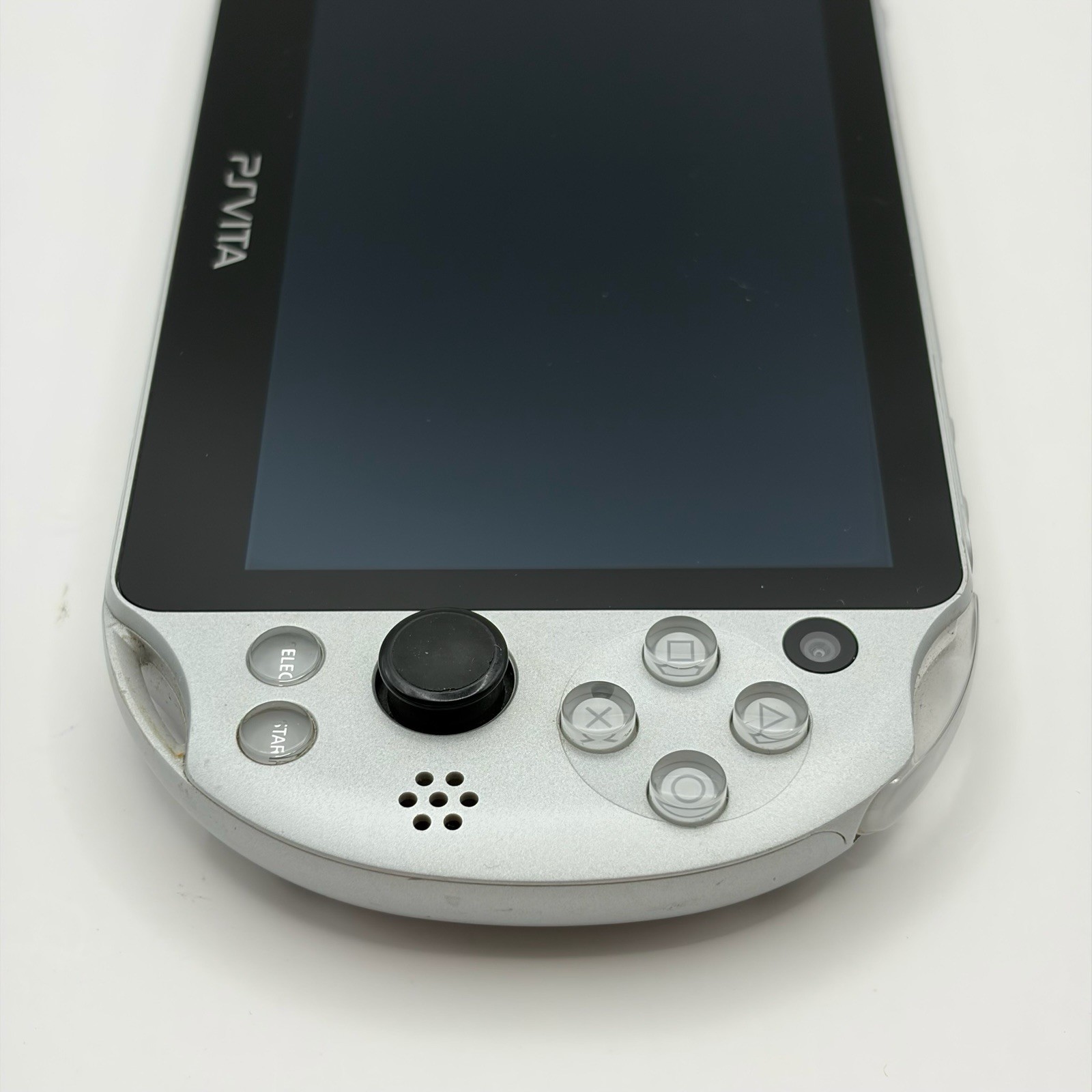 SONY PS Vita PCH-2000 Console Silver Very Good Fast Shipping No joystick drift.