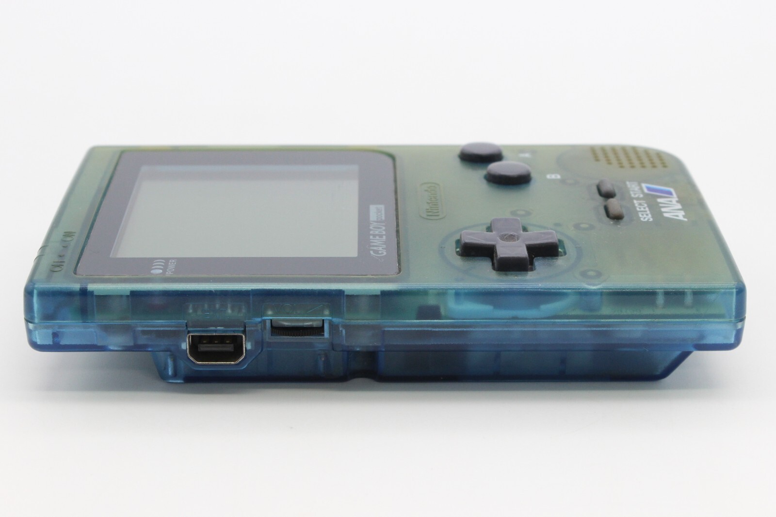 Nintendo Gameboy Pocket Console ANA Clear Blue Limited GBP Japan Tested 95