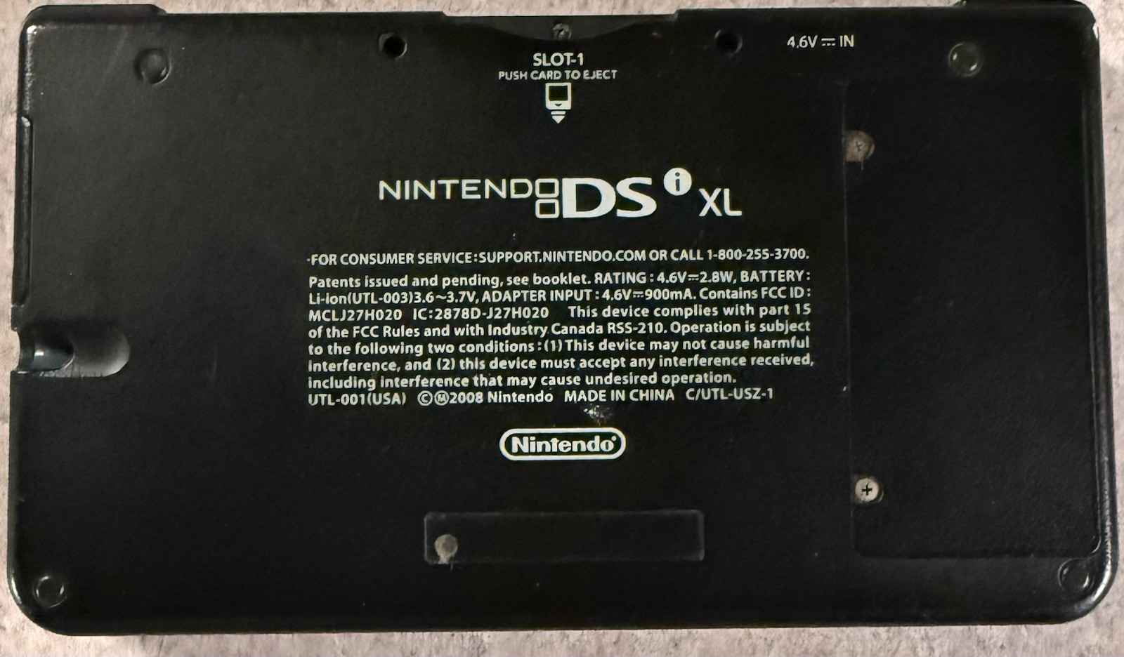 Nintendo DSi XL Midnight Blue + New Super Mario Bros + 2 Games & OEM Charger