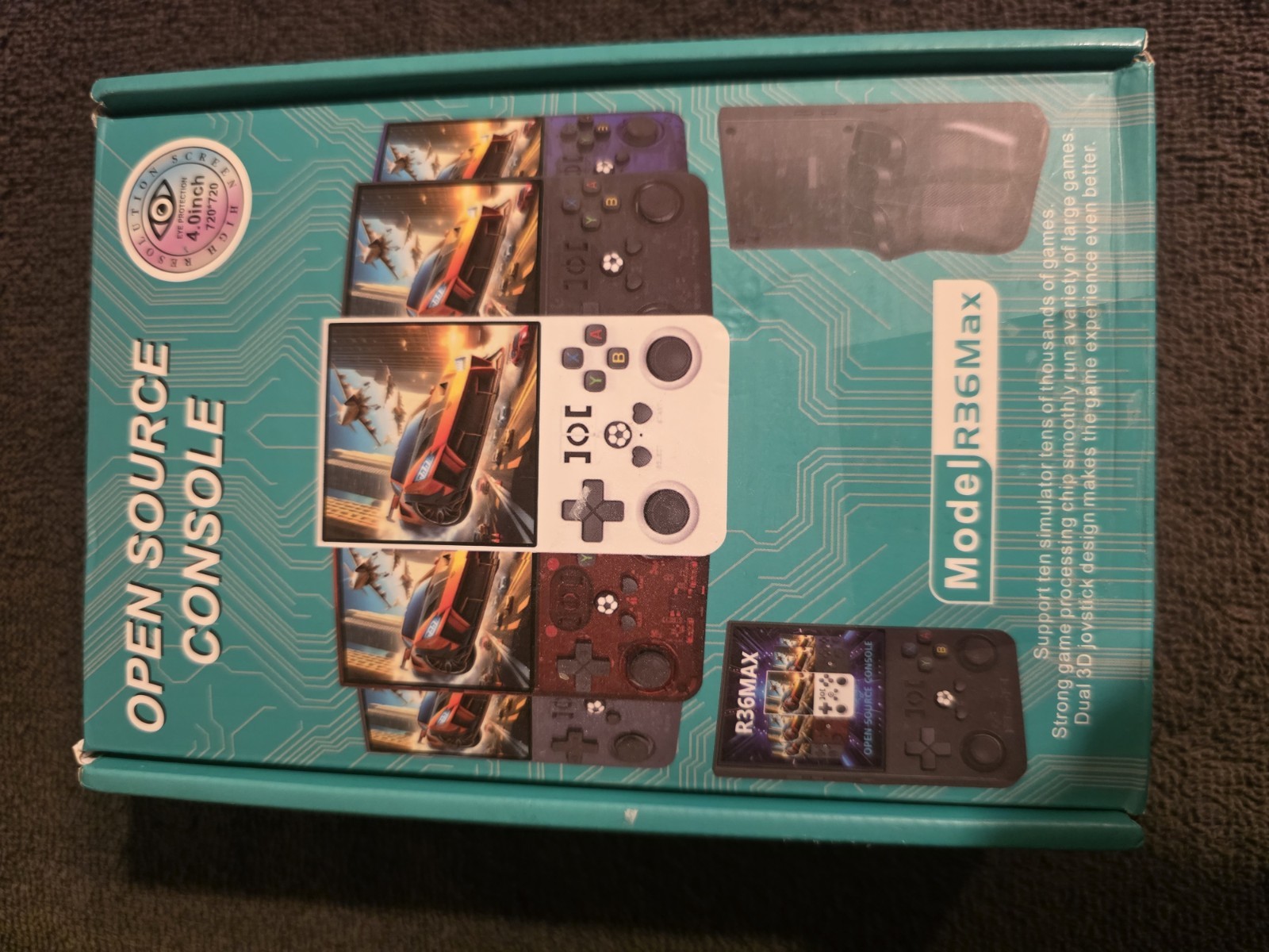 Open Source Console Model R36 Max Handheld Game Console