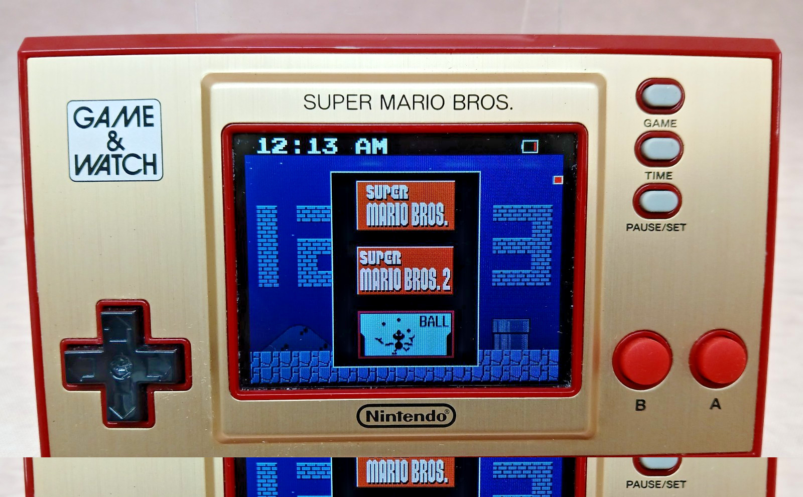 Nintendo Game & Watch Super Mario Bros Color Screen Handheld Console Tested