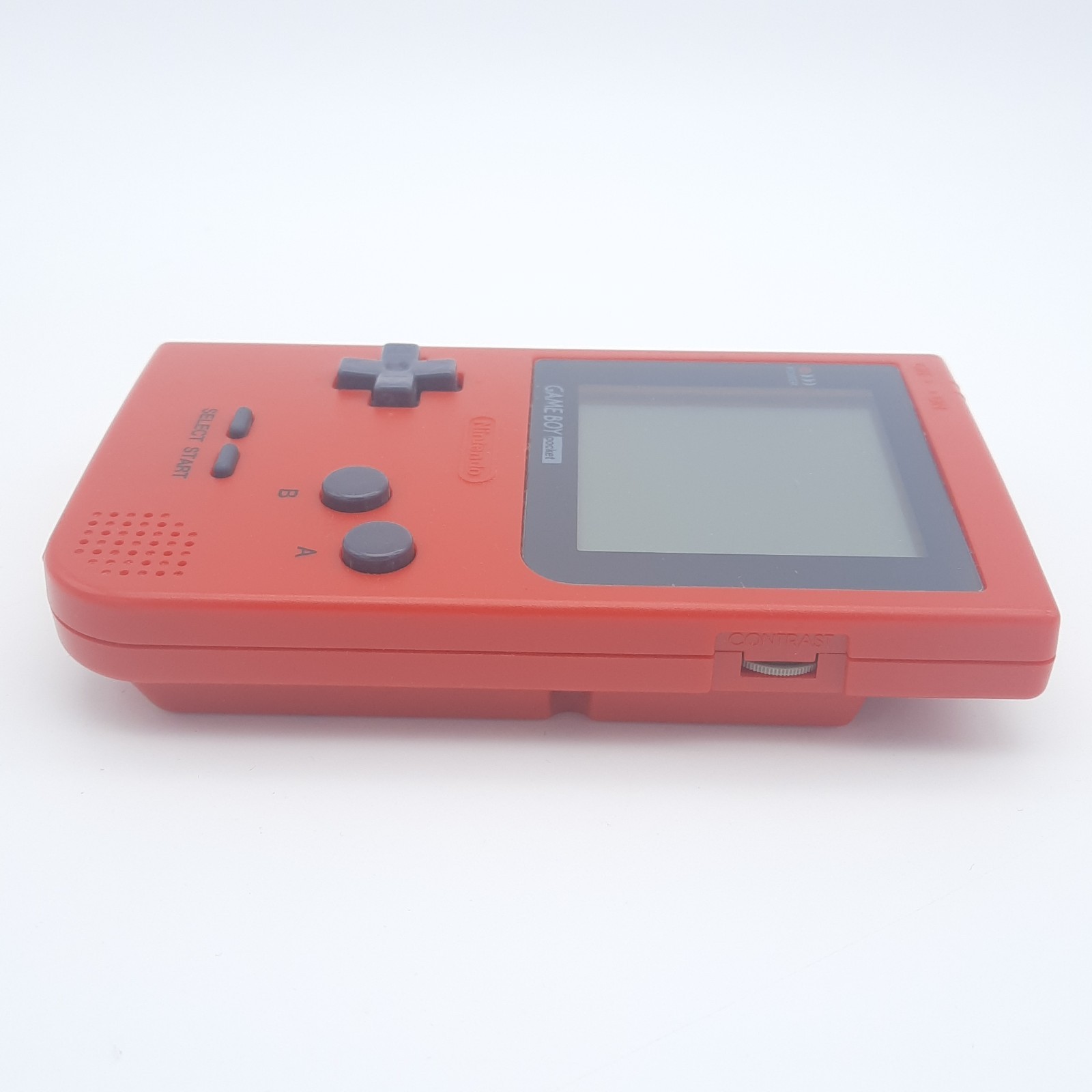 Nintendo Game Boy Pocket Red Handheld Console System MGB-001 – No Battery Cover