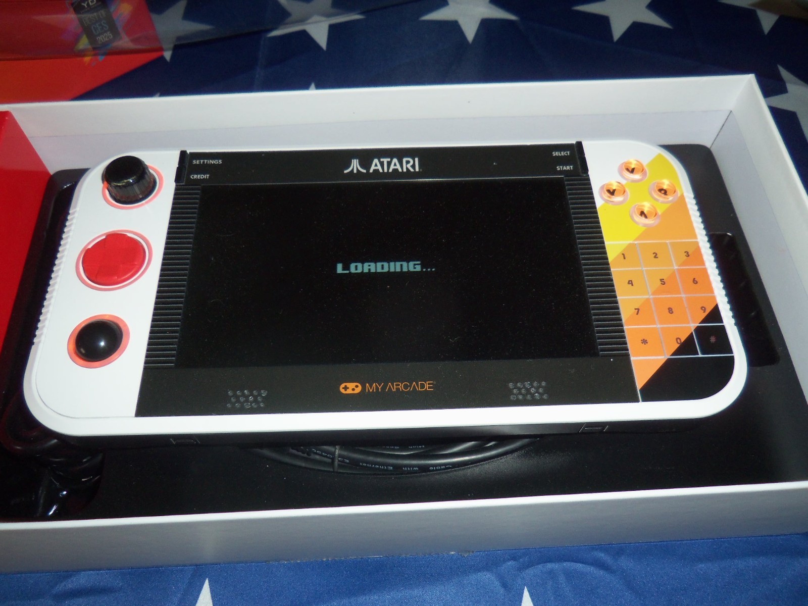 MY ARCADE ATARI GAMESTATION GO RECHARGEABLE BATTERY OVER 200+ PRELOADED RETRO