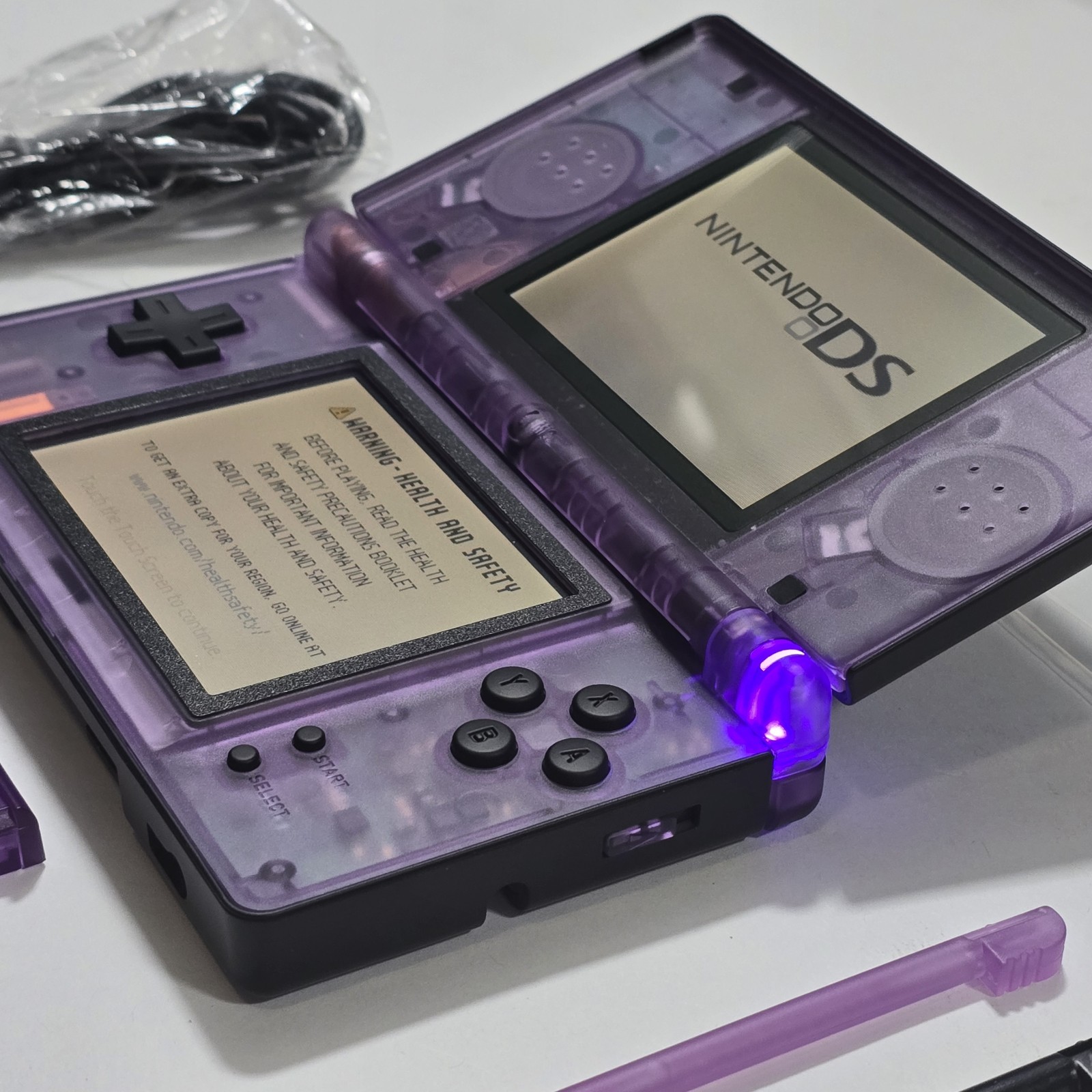 Nintendo DS Lite With Charger, Stylus, GBA Cover Brand New System CHOOSE COLOR