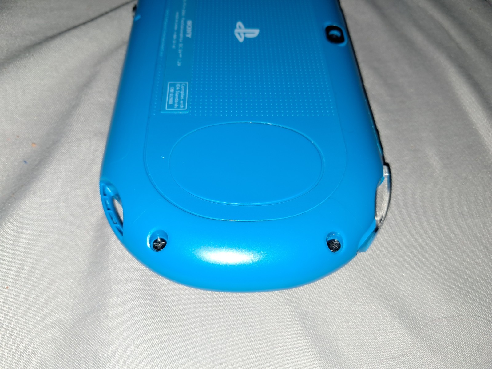 Sony PS Vita PCH-2000 Blue Handheld System Console Wi-Fi with charger and sd