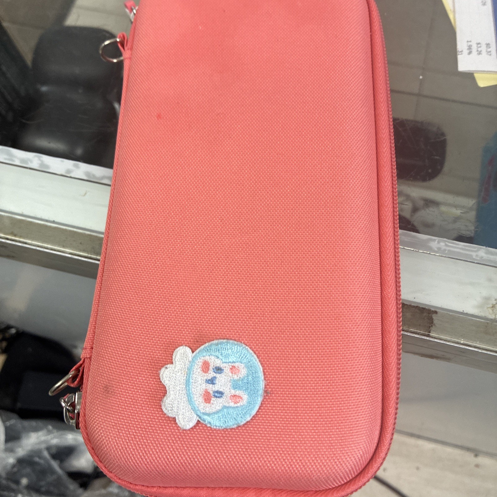 Nintendo Switch Lite Coral, Plastic Hard Case, Zipper Case