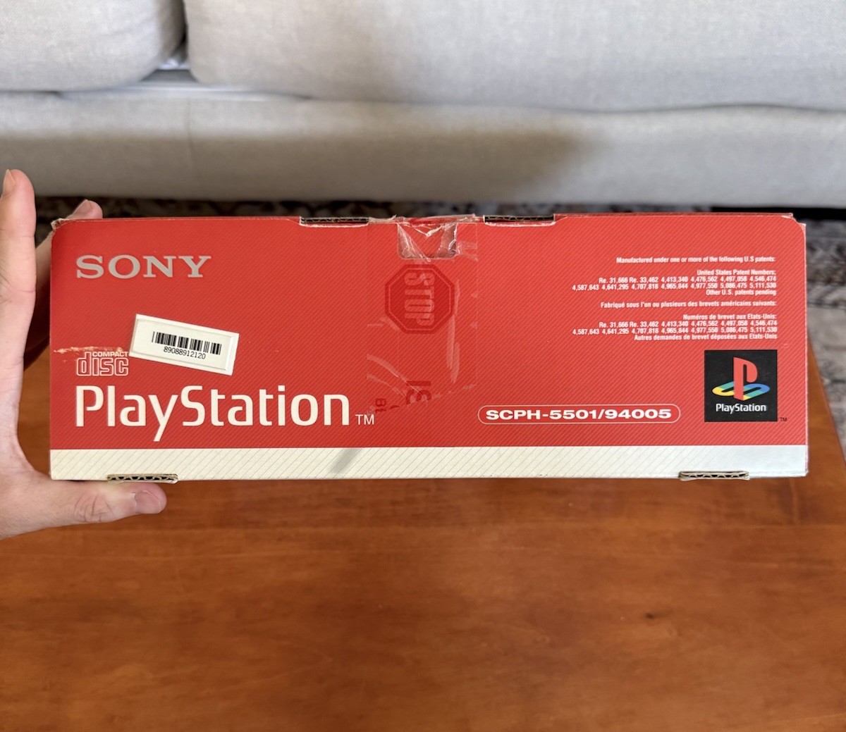 Playstation 1 Console PS1 SCPH-5501 Complete in Box CIB w/ Controller & Tested