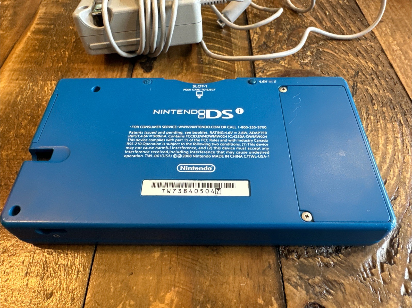 Nintendo DSI 2008 Light Sky Blue TWL-001 Console Tested Bundle NO STYLUS