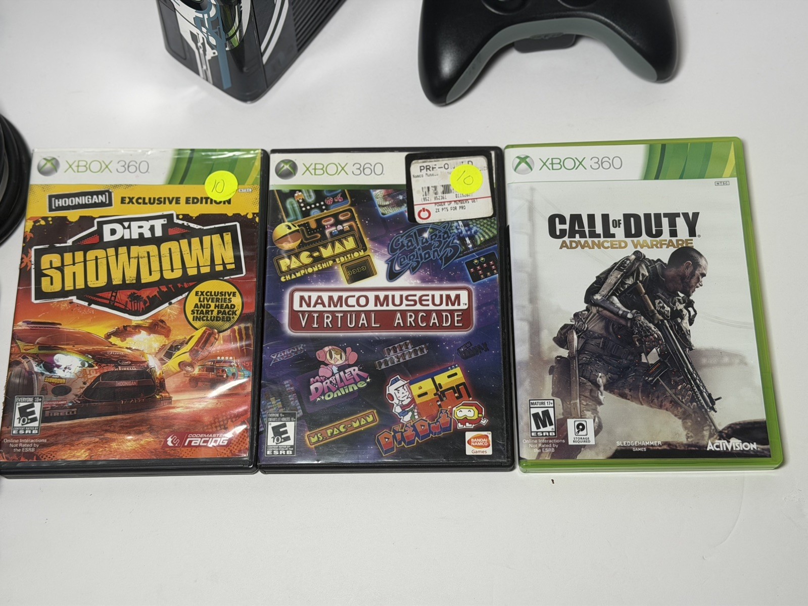 Xbox 360 S Halo 4 Limited Edition 320GB Blue Console w/ Controller & 3 Games!