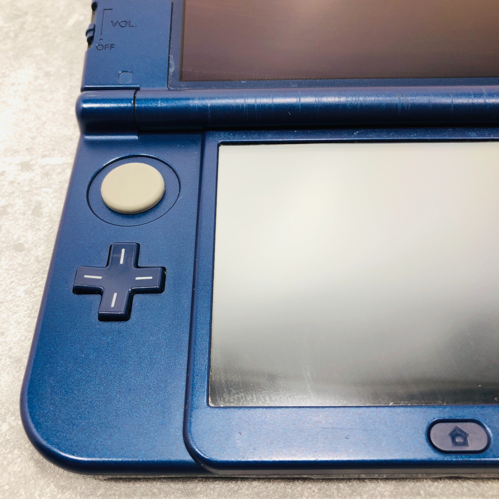 [Ex+3] Nintendo New 3DS LL XL console Metallic Blue RED-001 Japan NTSC-J 06-33
