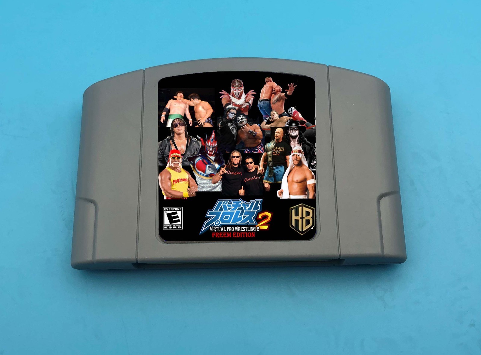 Virtual Pro Wrestling 2 Freem Edition Play on N64 console USA/Version