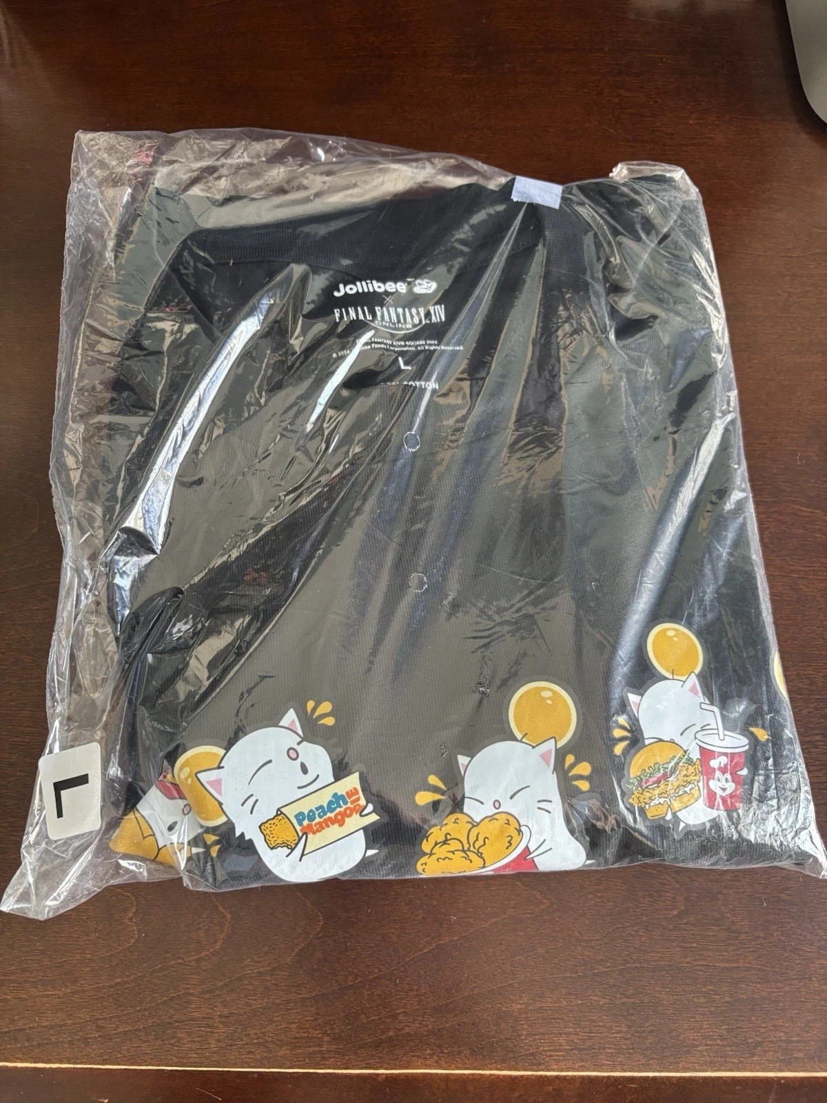 Authentic Jollibee × FINAL FANTASY XIV Chocobo T-shirt Size Medium in Hand
