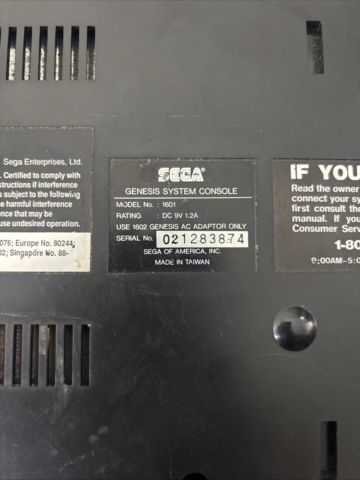 Sega Genesis Console 16-Bit – Works! Great With Game And Controller Tested