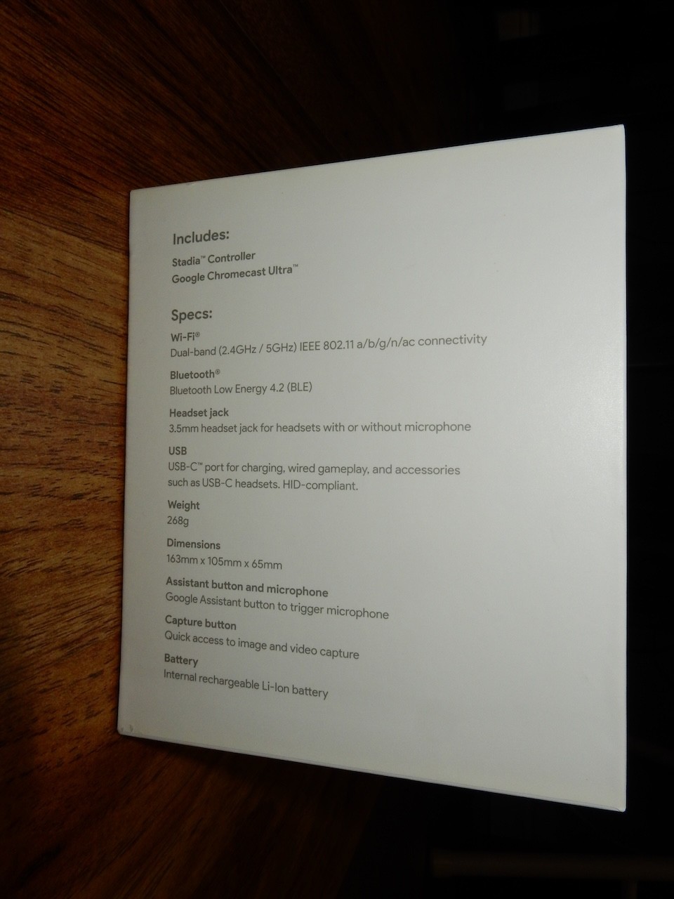 Google Stadia Premiere Edition (White) Complete with Chromecast Bluetooth