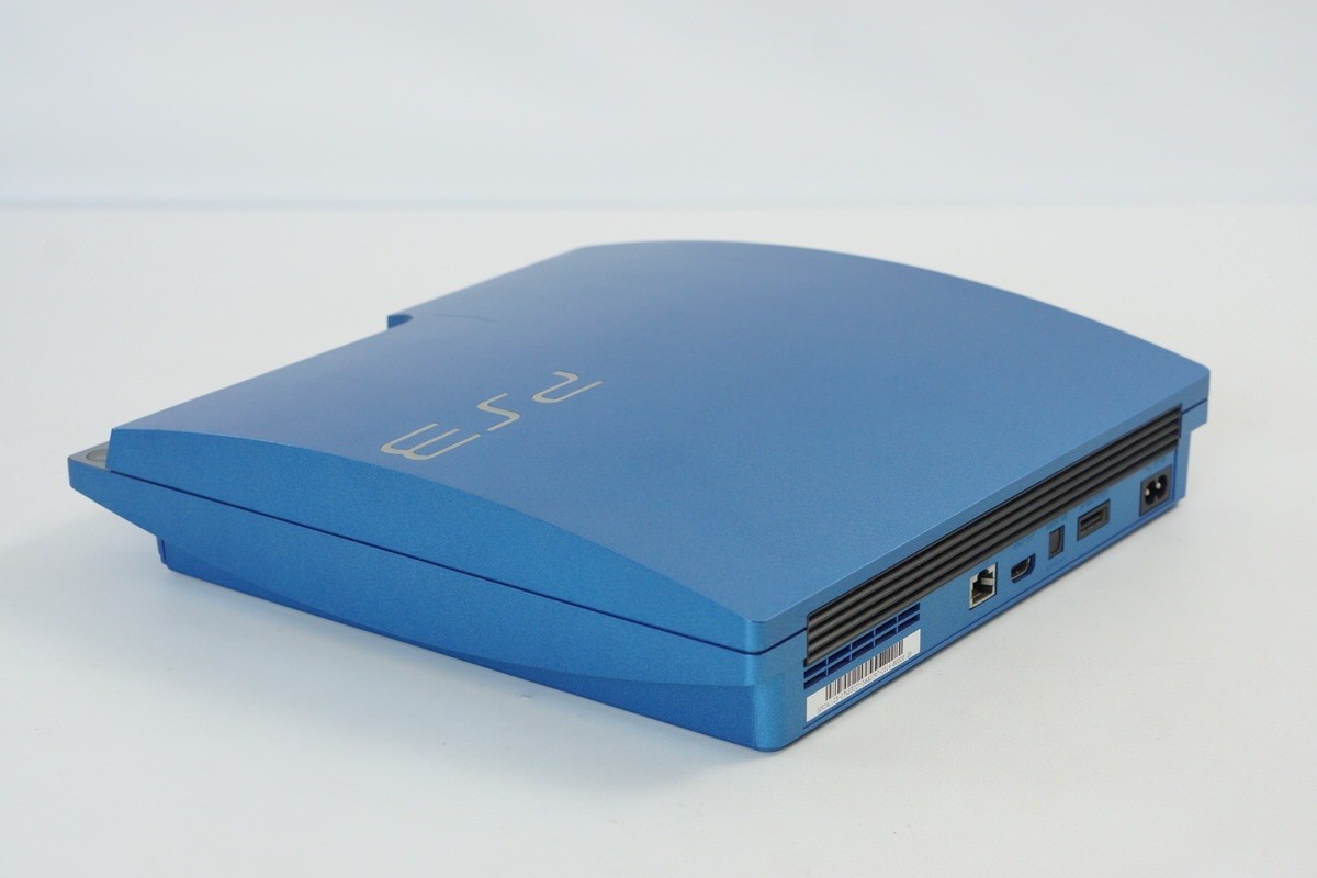 PS3 Playstation3 SPLASH BLUE Console CECH-3000B 320GB Tested System 02