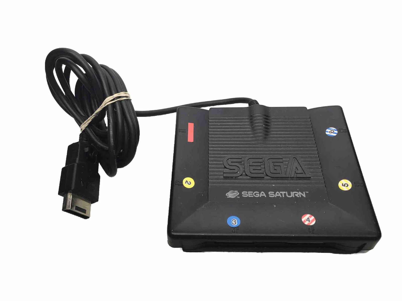 Sega Saturn 6 Player Official Multiplayer MK-80102 MultiTap Adapter – TESTED