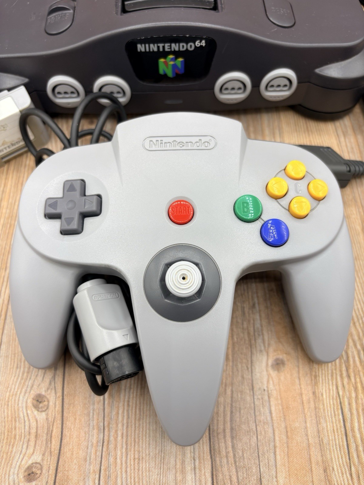 Nintendo 64 Bundle N64 Console System W/ Controller + All Cables, 2 Games