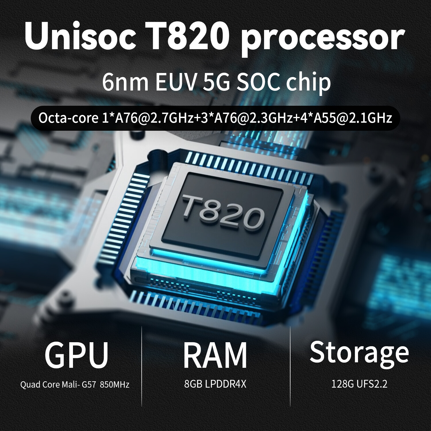 RG556 5.5 inch Handheld Game Console nisoc T820 Android13 5500mAh Gifts