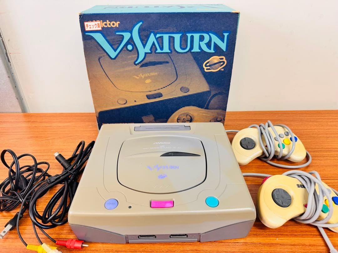 VICTOR V SATURN Console RG-JX2 Tested System «NTSC-J» Game Tested Good