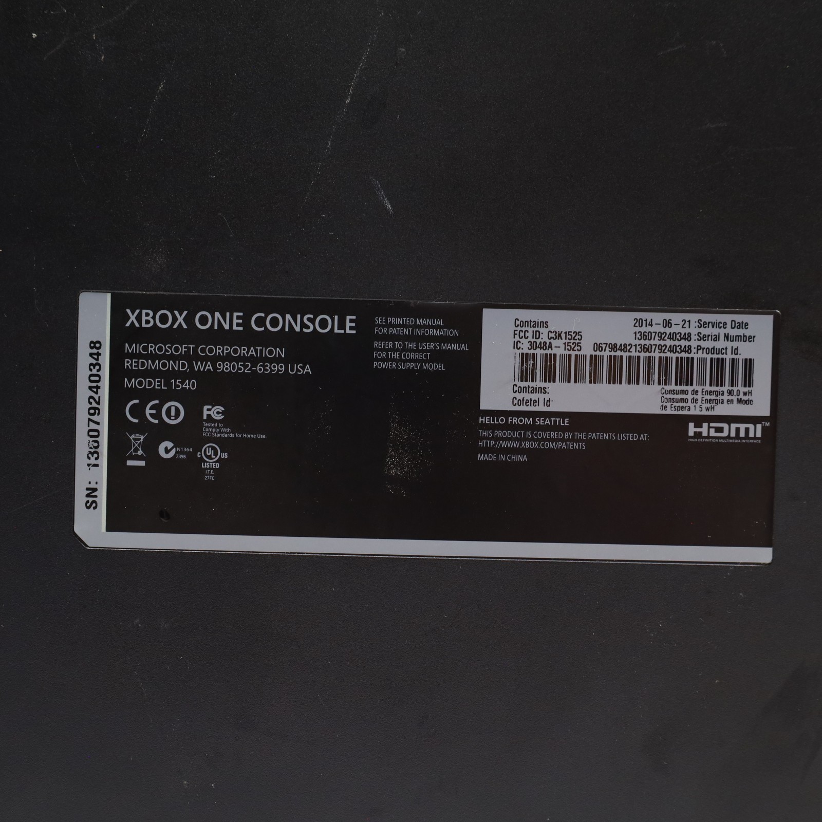 Microsoft Xbox One 1540 500GB Video Game Console – Black (8023)
